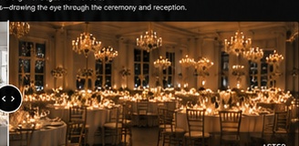 AFTER · Designed candlelight