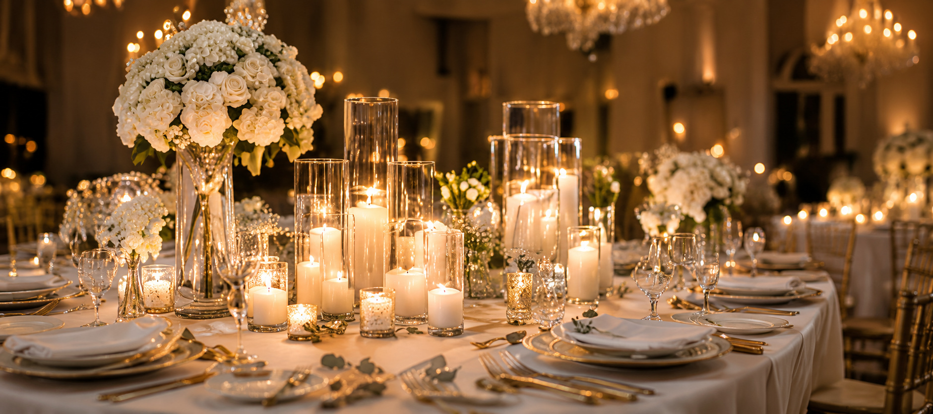 Layered candlelight