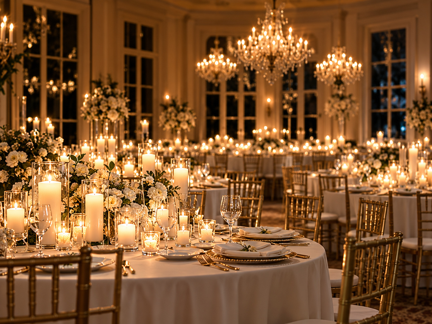 Reception candlelight