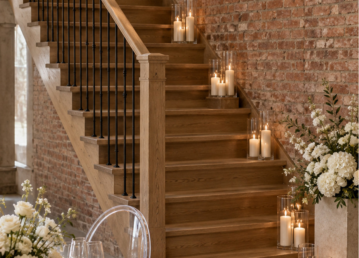 Wedding candle installation